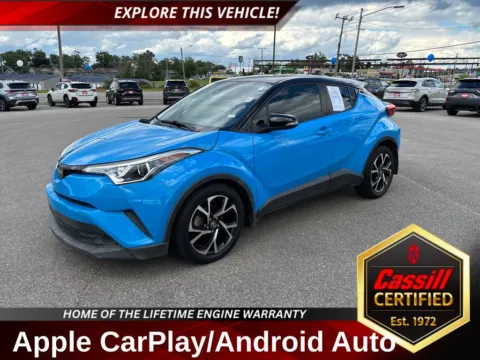 Blue 2019 Toyota C-HR XLE for sale in Cedar Rapids, IA