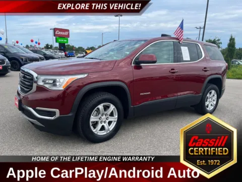 Red 2017 GMC Acadia SLE-1 for sale in Cedar Rapids, IA