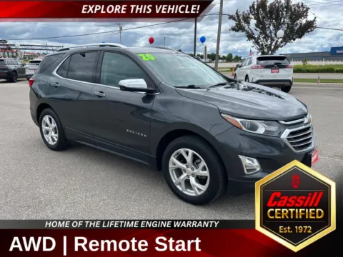 Gray 2020 Chevrolet Equinox Premier for sale in Cedar Rapids, IA
