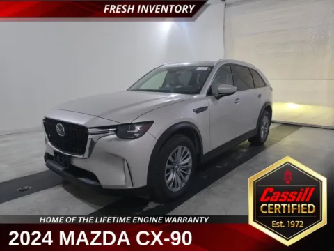 Gray 2024 Mazda CX-90 3.3 Turbo Preferred Plus for sale in Cedar Rapids, IA