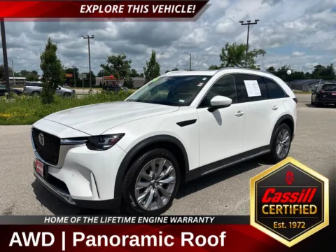 White 2024 Mazda CX-90 3.3 Turbo Premium for sale in Cedar Rapids, IA