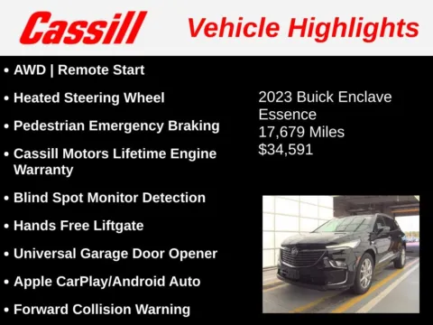 Another view of 2023 Buick Enclave Essence for sale in Cedar Rapids, IA at Cassill Motors