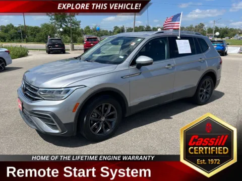 Silver 2022 Volkswagen Tiguan 2.0T SE for sale in Cedar Rapids, IA