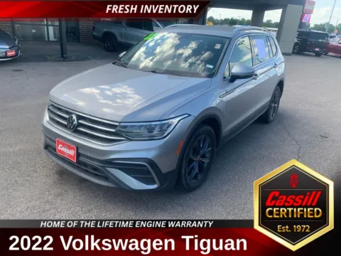 Silver 2022 Volkswagen Tiguan 2.0T SE for sale in Cedar Rapids, IA