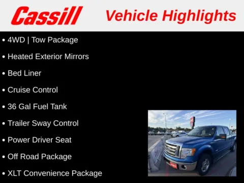 Another view of 2014 Ford F-150 XLT for sale in Cedar Rapids, IA at Cassill Motors