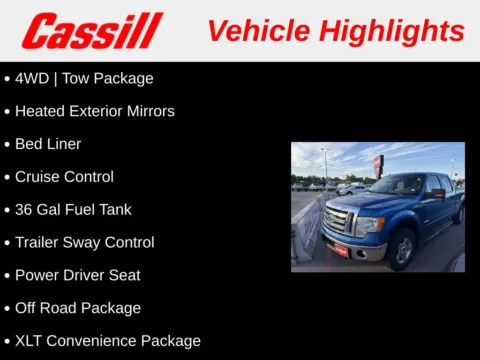 Another view of 2014 Ford F-150 XLT for sale in Cedar Rapids, IA at Cassill Motors