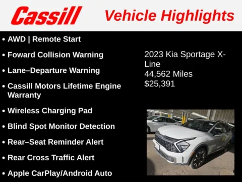 Another view of 2023 Kia Sportage X-Line for sale in Cedar Rapids, IA at Cassill Motors