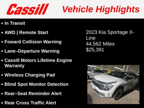 Another view of 2023 Kia Sportage X-Line for sale in Cedar Rapids, IA at Cassill Motors