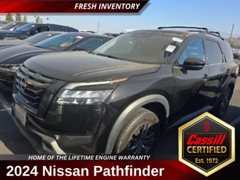 Black 2024 Nissan Pathfinder SV for sale in Cedar Rapids, IA