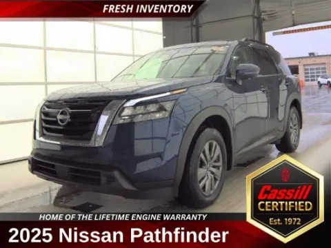 Blue 2025 Nissan Pathfinder SV for sale in Cedar Rapids, IA