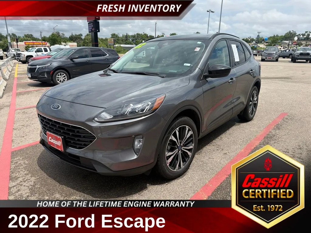 Gray 2022 Ford Escape SEL for sale in Cedar Rapids, IA
