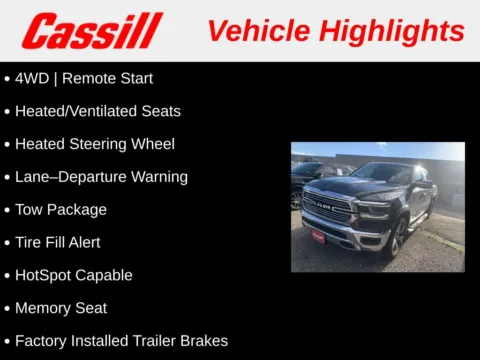 Another view of 2020 Ram 1500 Laramie for sale in Cedar Rapids, IA at Cassill Motors