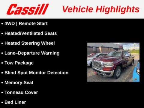 Another view of 2019 Ram 1500 Laramie for sale in Cedar Rapids, IA at Cassill Motors
