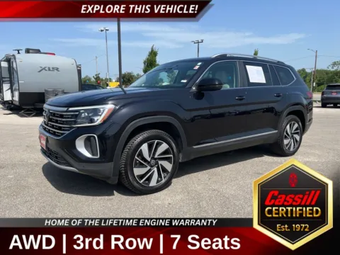 Black 2024 Volkswagen Atlas 2.0T SEL for sale in Cedar Rapids, IA