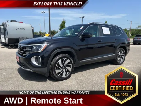 Black 2024 Volkswagen Atlas 2.0T SEL for sale in Cedar Rapids, IA