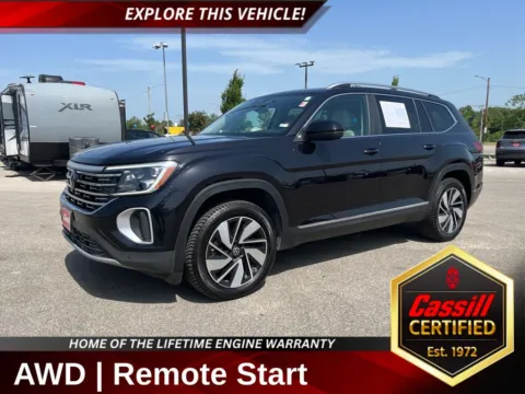 Black 2024 Volkswagen Atlas 2.0T SEL for sale in Cedar Rapids, IA