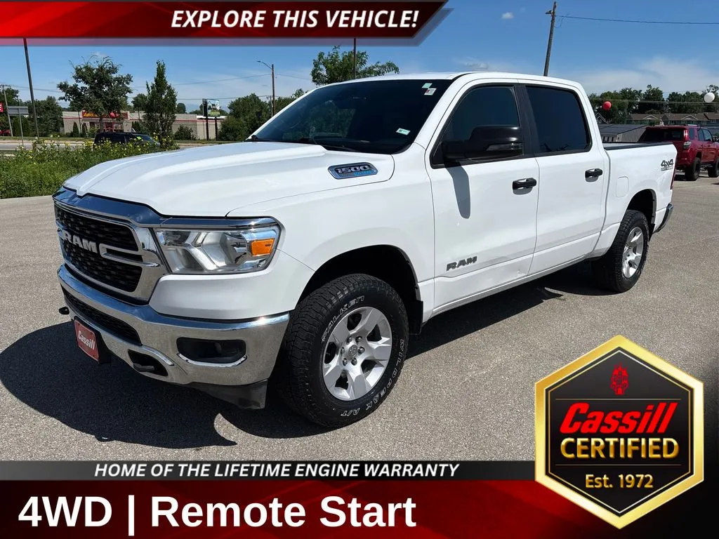 White 2023 Ram 1500 Big Horn/Lone Star for sale in Cedar Rapids, IA