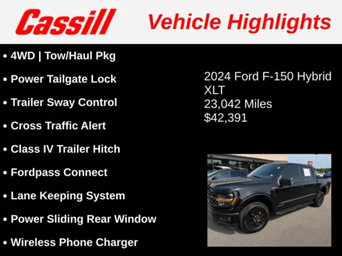 Another view of 2024 Ford F-150 XLT for sale in Cedar Rapids, IA at Cassill Motors