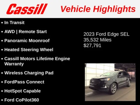 Another view of 2023 Ford Edge SEL for sale in Cedar Rapids, IA at Cassill Motors
