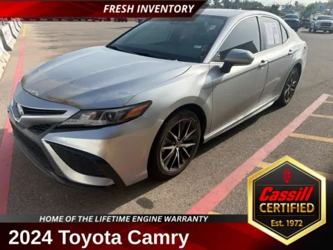 Silver 2024 Toyota Camry SE for sale in Cedar Rapids, IA