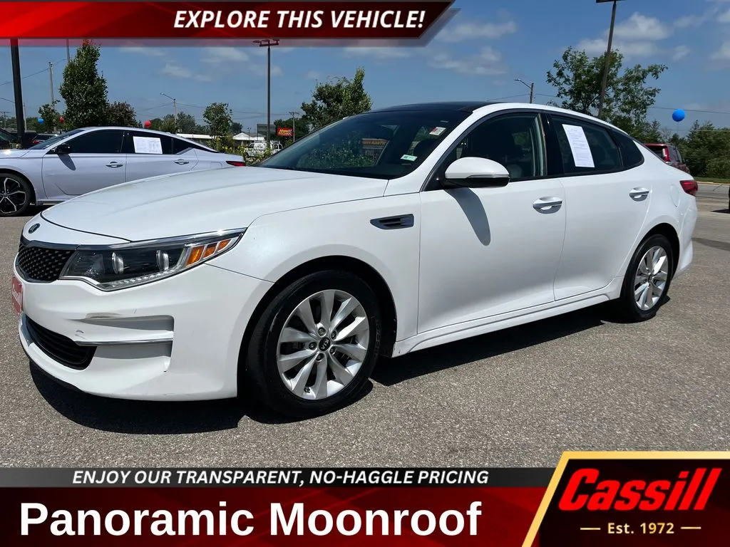 White 2016 Kia Optima EX for sale in Cedar Rapids, IA