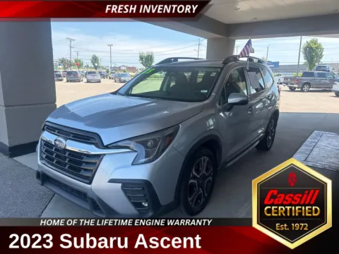 Silver 2023 Subaru Ascent Limited for sale in Cedar Rapids, IA
