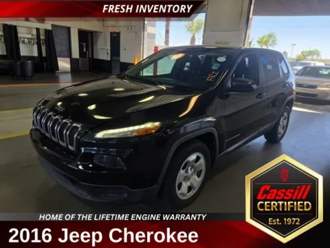 Black 2016 Jeep Cherokee Sport for sale in Cedar Rapids, IA