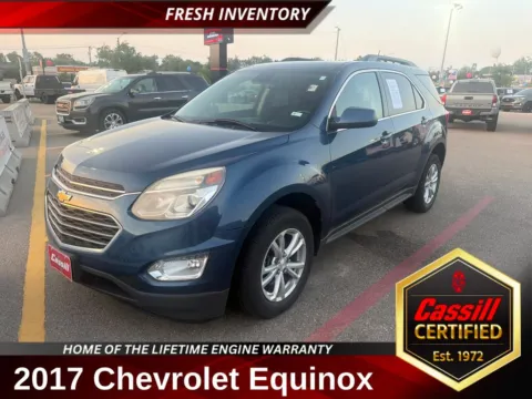 Blue 2017 Chevrolet Equinox LT for sale in Cedar Rapids, IA
