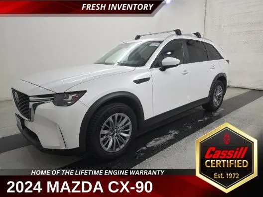 White 2024 Mazda CX-90 3.3 Turbo Select for sale in Cedar Rapids, IA