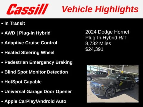Another view of 2024 Dodge Hornet R/T for sale in Cedar Rapids, IA at Cassill Motors