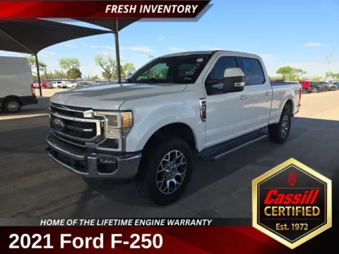 White 2021 Ford F-250SD Lariat for sale in Cedar Rapids, IA