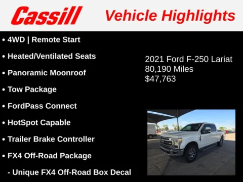 Another view of 2021 Ford F-250SD Lariat for sale in Cedar Rapids, IA at Cassill Motors