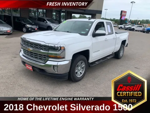 White 2018 Chevrolet Silverado 1500 LT for sale in Cedar Rapids, IA