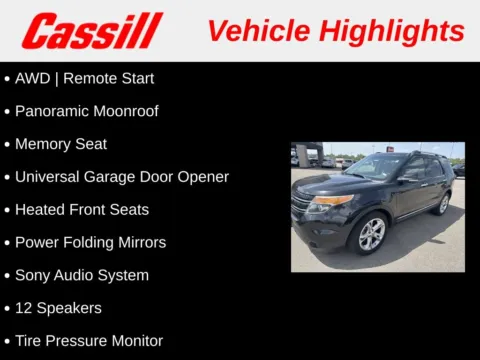 Another view of 2015 Ford Explorer Limited for sale in Cedar Rapids, IA at Cassill Motors