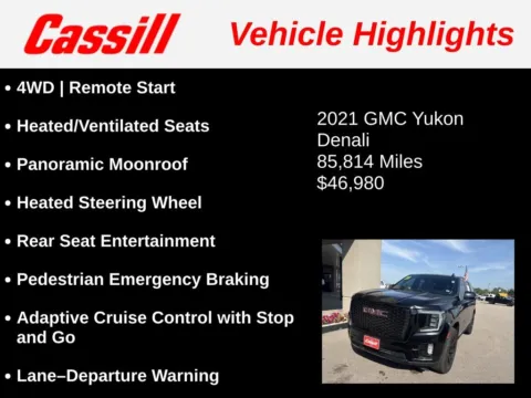 Another view of 2021 GMC Yukon Denali for sale in Cedar Rapids, IA at Cassill Motors