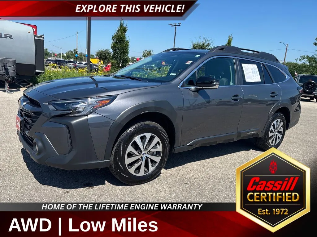 Gray 2025 Subaru Outback Premium for sale in Cedar Rapids, IA