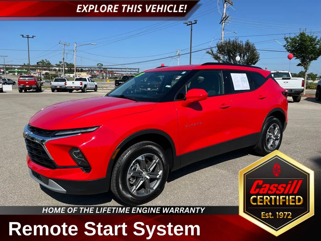 Red 2023 Chevrolet Blazer LT for sale in Cedar Rapids, IA