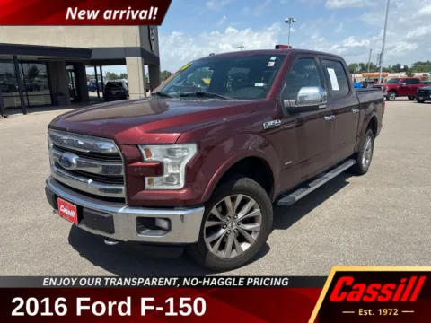 Red 2016 Ford F-150 Lariat for sale in Cedar Rapids, IA