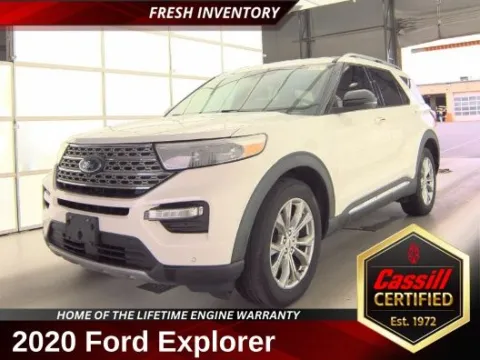 White 2020 Ford Explorer Limited for sale in Cedar Rapids, IA