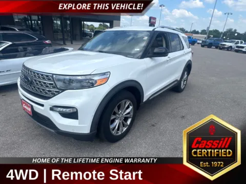 White 2020 Ford Explorer Limited for sale in Cedar Rapids, IA