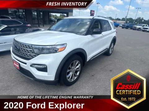 White 2020 Ford Explorer Limited for sale in Cedar Rapids, IA