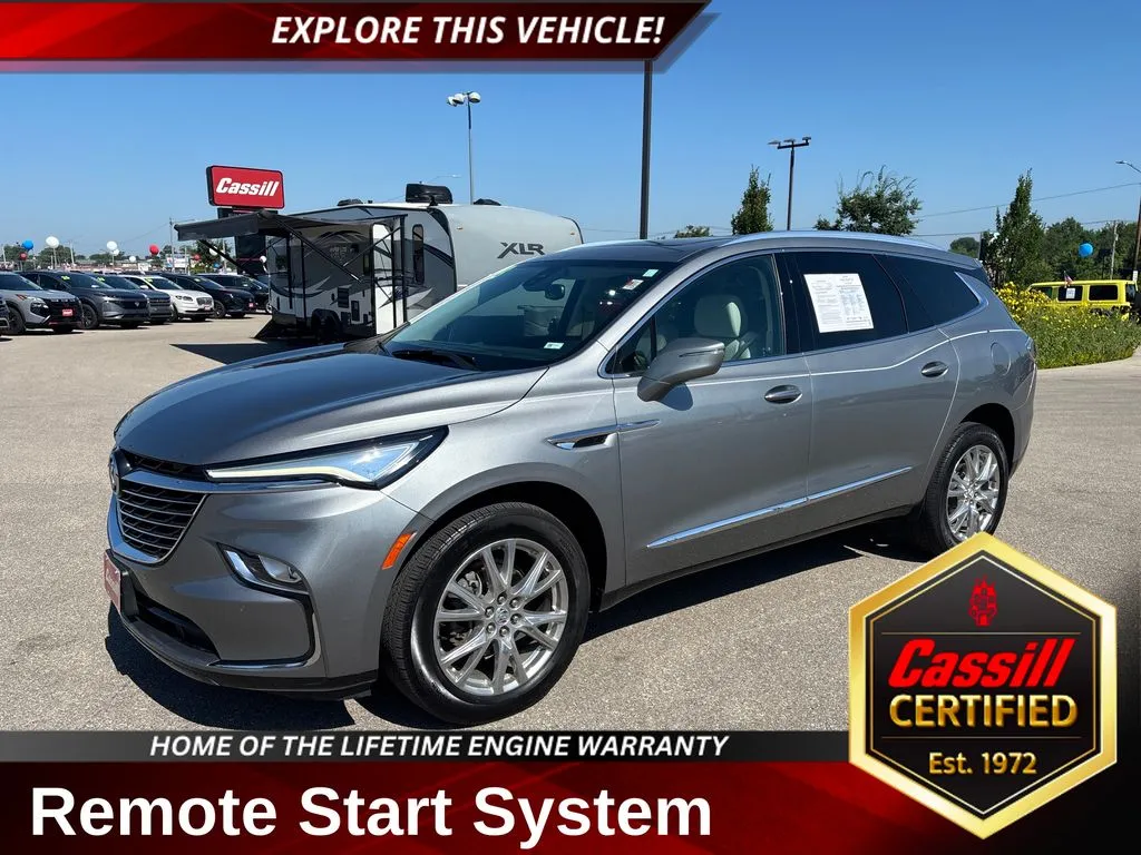 Gray 2023 Buick Enclave Essence for sale in Cedar Rapids, IA