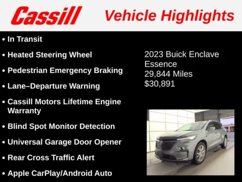 Another view of 2023 Buick Enclave Essence for sale in Cedar Rapids, IA at Cassill Motors