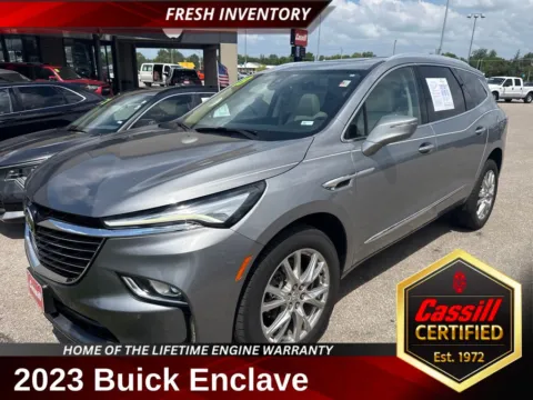 Gray 2023 Buick Enclave Essence for sale in Cedar Rapids, IA