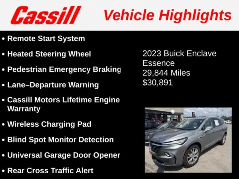 Another view of 2023 Buick Enclave Essence for sale in Cedar Rapids, IA at Cassill Motors