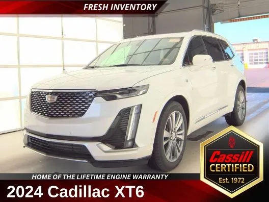 White 2024 Cadillac XT6 Premium Luxury for sale in Cedar Rapids, IA