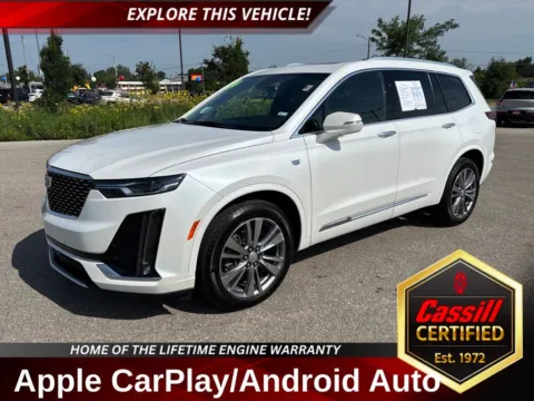White 2024 Cadillac XT6 Premium Luxury for sale in Cedar Rapids, IA