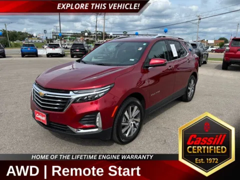 Red 2023 Chevrolet Equinox Premier for sale in Cedar Rapids, IA