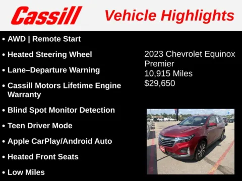 Another view of 2023 Chevrolet Equinox Premier for sale in Cedar Rapids, IA at Cassill Motors