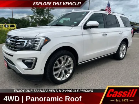 White 2018 Ford Expedition Limited for sale in Cedar Rapids, IA